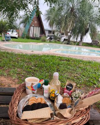 piscina y desayuno